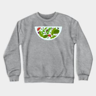 Salad Vegetables Fresh Crewneck Sweatshirt